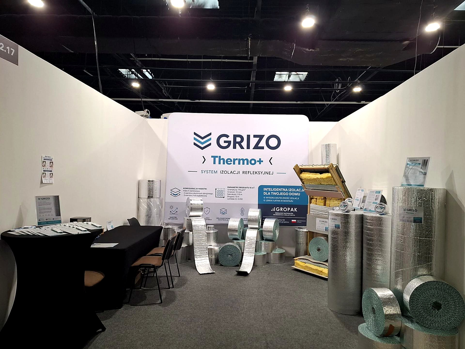 Stoisko GRIZO Thermo+ na targach Window-Tech Expo w Ptak Warsaw Expo