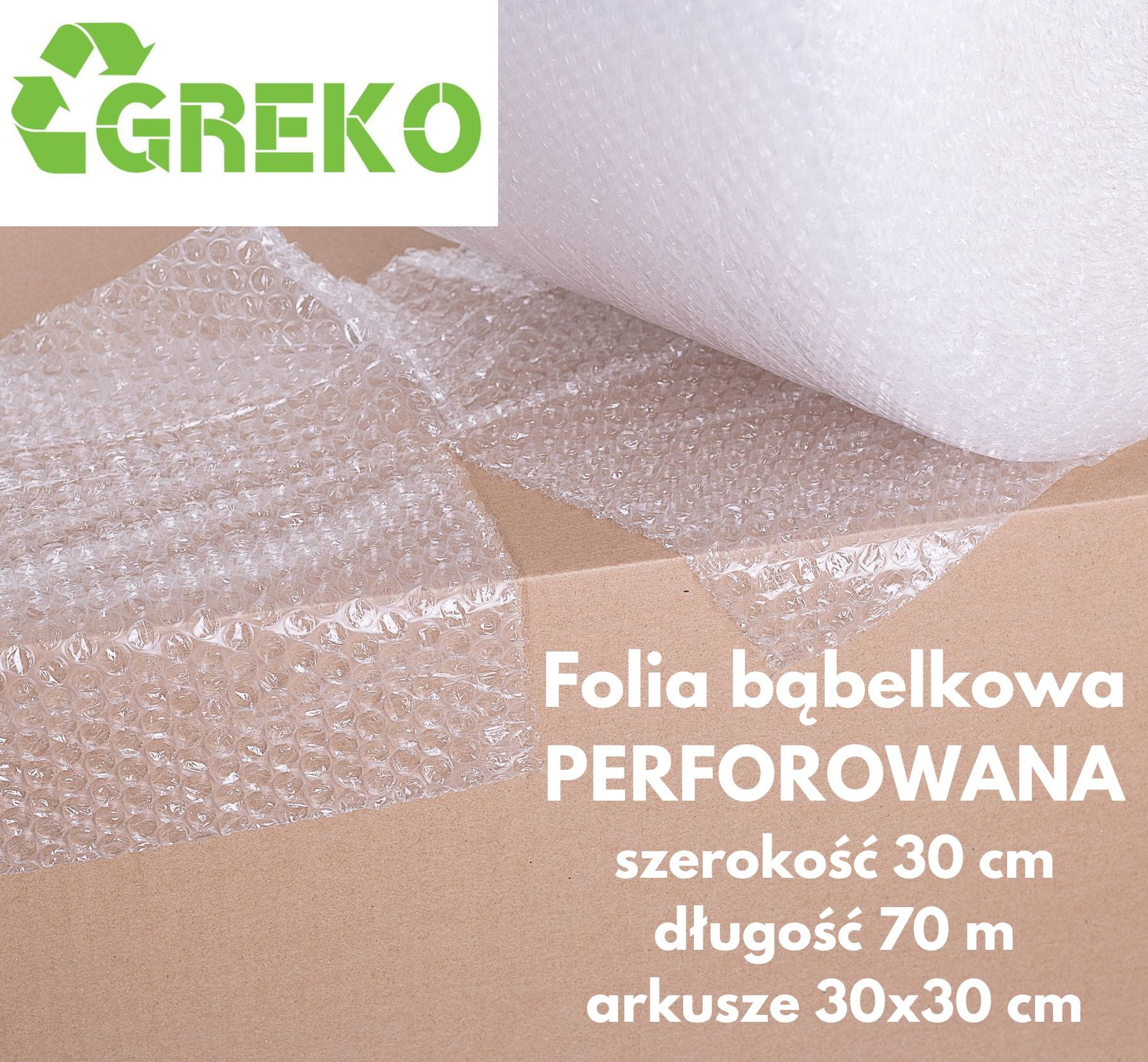 Folia bąbelkowa perforowana